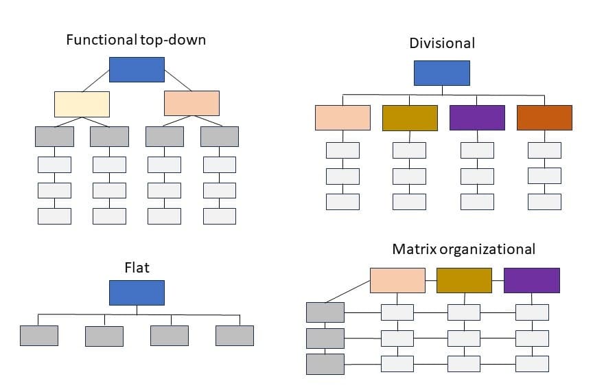 matrix organizational chart