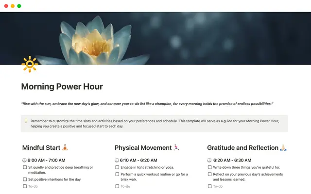 Morning Power Hour