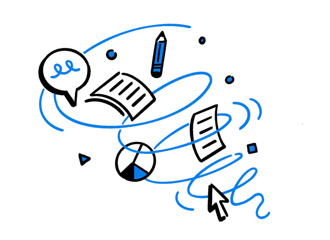 Template editorial illustration